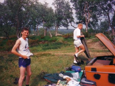 Petter og Bj�rn klar for tur