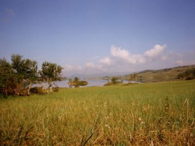 Utsikt ifr� teltet imot Nersj�en i �len