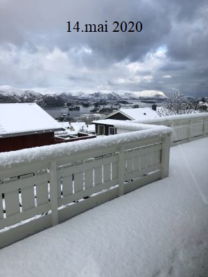 Vinter i mai i Ulsteinvik