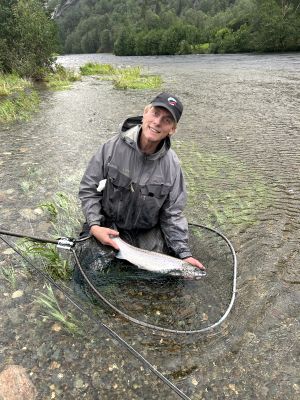 Endre med turens f�rste tert