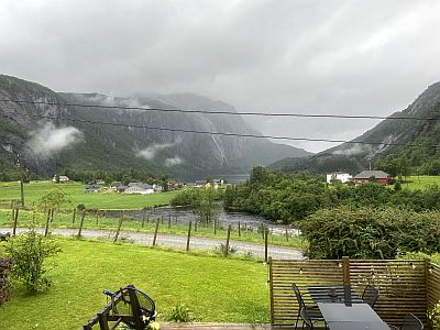 Svardalen, utsikt ifr� huset
