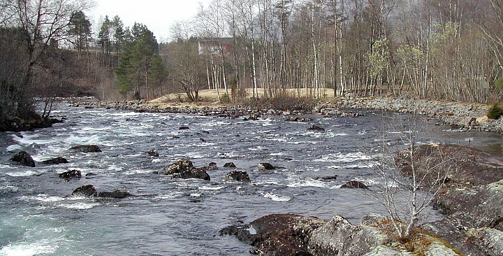 Eidselva Baltzaren sett ifr Kviafossen